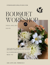 Load image into Gallery viewer, WORKSHOP: NEUTRAL WRAPPED BOUQUET APRIL 26
